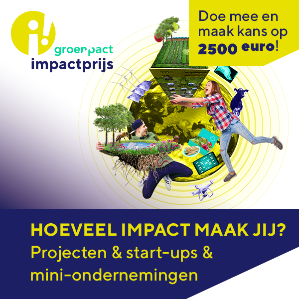 Meld je aan voor de Groenpact Impactprijs!